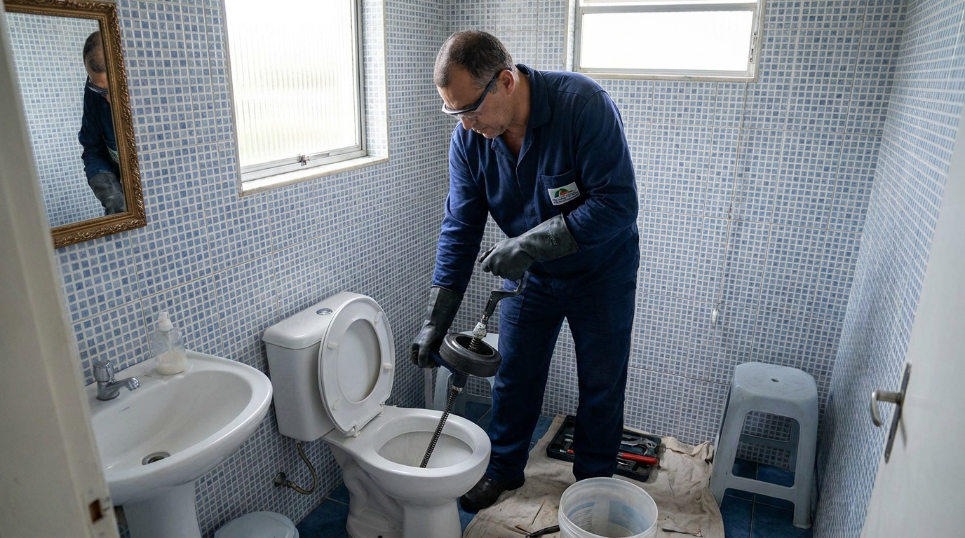 Desentupimento de vaso profissional em Ananindeua‑PA